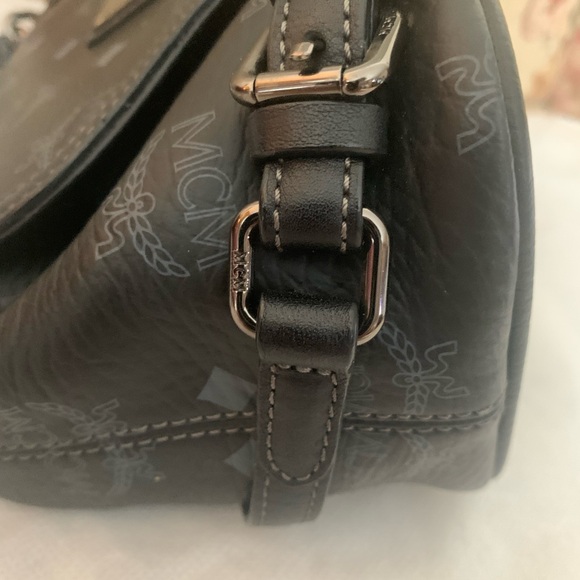 MCM Black Crossbody Bag with Monogram - Picture 15 of 16